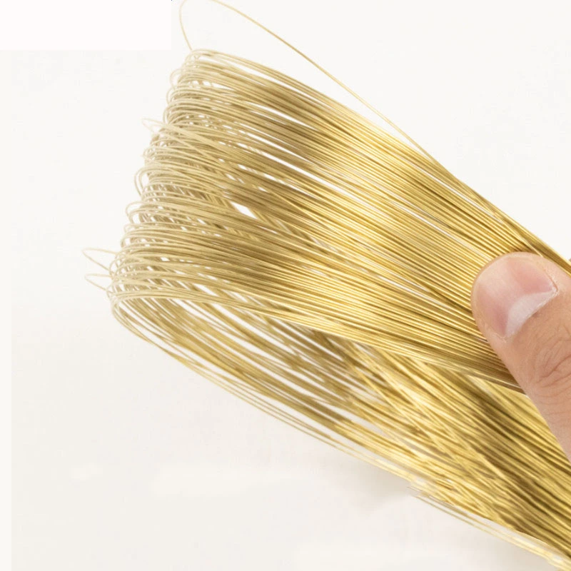 Metal Jewelry Making Craft 0 F 4mm Brass Wire Solid Wire Brass 0