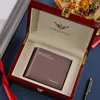 Large-capacity card holder men's leather anti-degaussing multi-card wallet long multi-function clutch WILLIAMPOLO 1