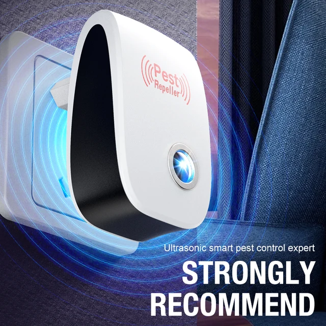 Pest Repeller Electronic Ultrasonic Pest Reject Mouse Rat Cockroach Pest Control Device Household Mosquito Killer EU US Plug 6