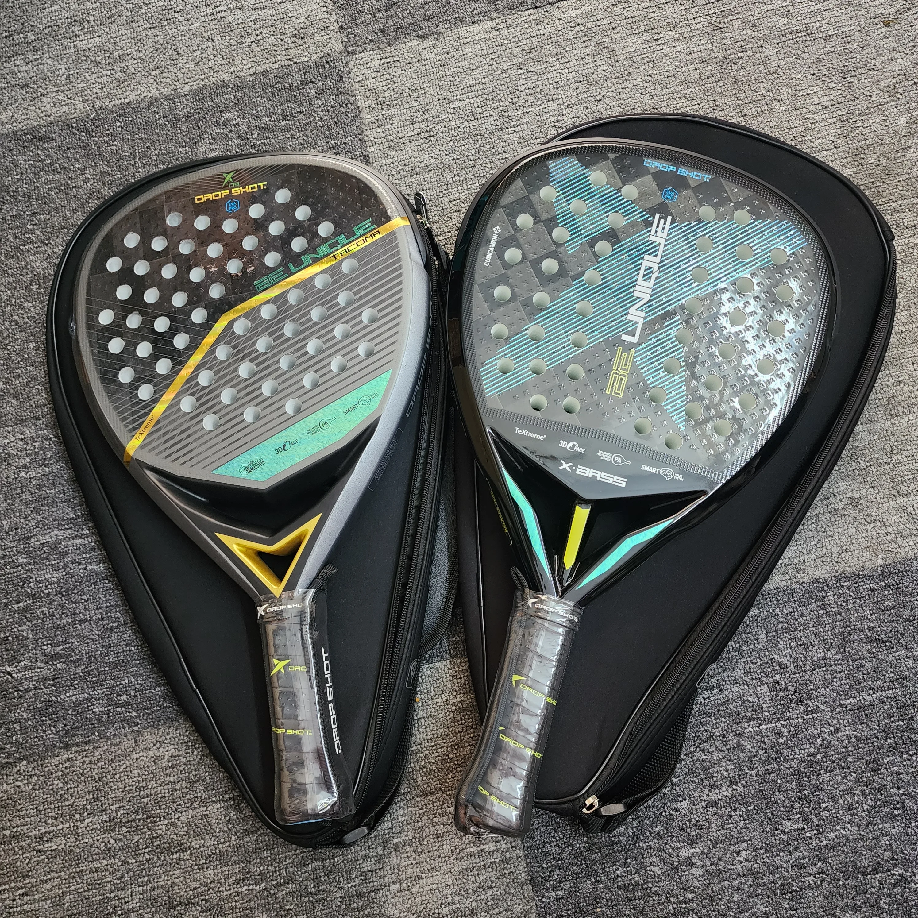 Padel Racket Carbon Fiber Surface EVA Memory Flex Foam Core