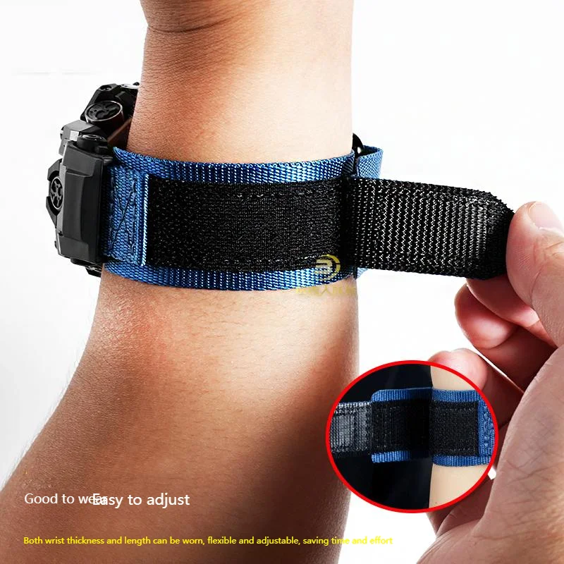 Casio Sports Waterproof Nylon Canvas Climbing Watch Strap, 23mm Men's Edition
