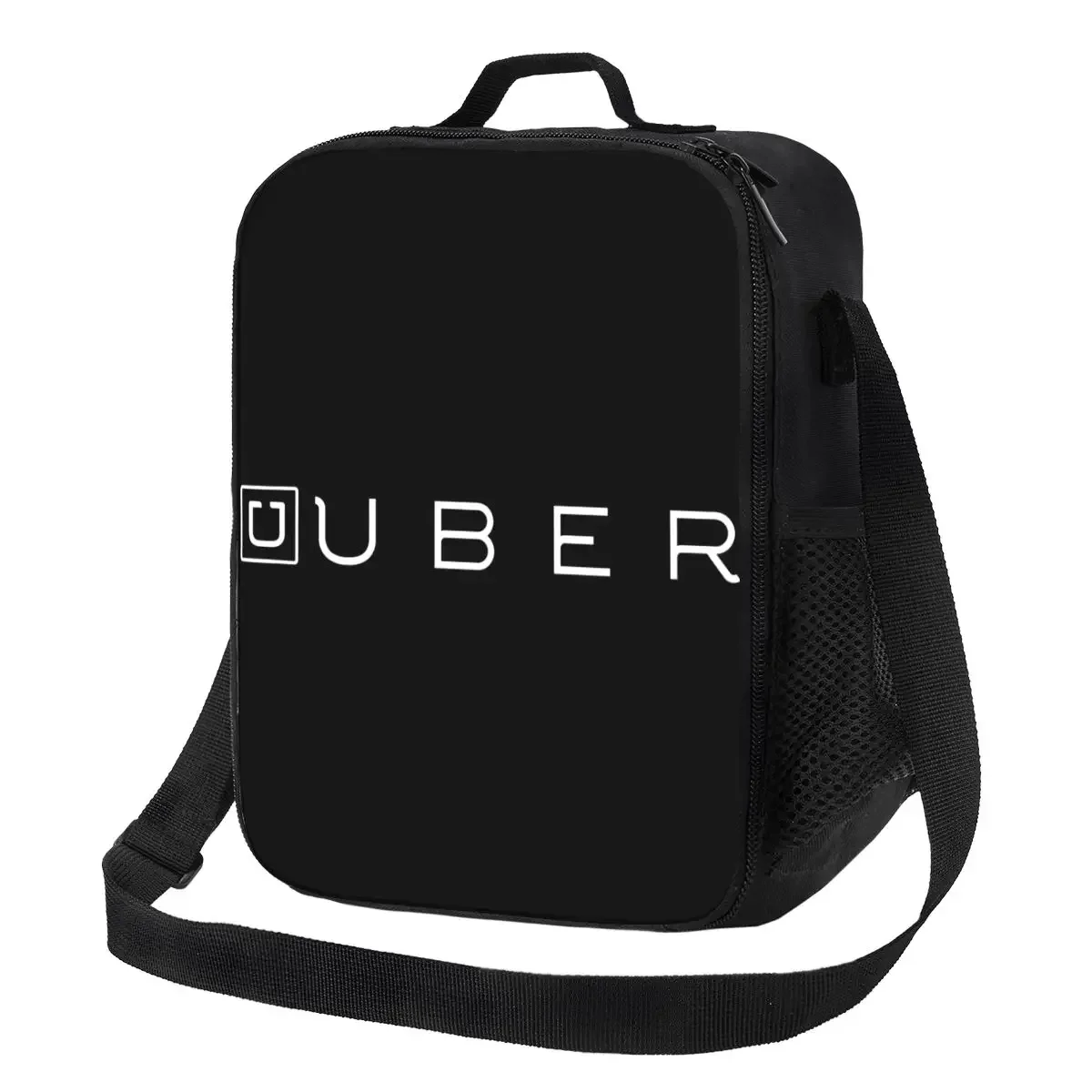 Uber Eats 드라이버 로고 절연 도시락 가방, 여성용 보온 쿨러 런치 토트, 해변 캠핑 여행