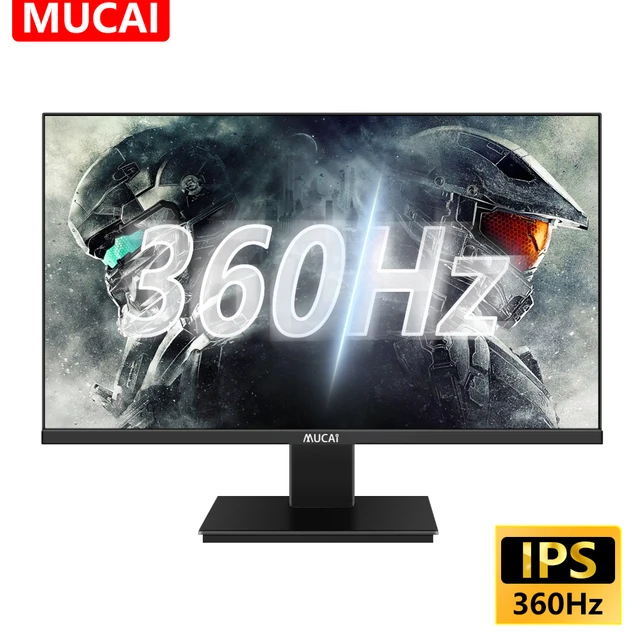 MUCAI 24.5 Inch IPS Monitor 360Hz Gaming Gamer LCD Display HD Desktop PC  Computer Screen Flat