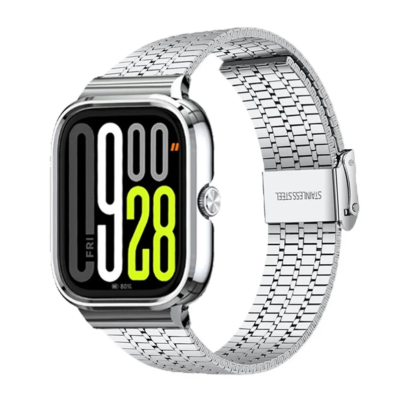 Stainless Steel Metal Strap Case Protector and Stylish Wristband Bracelet