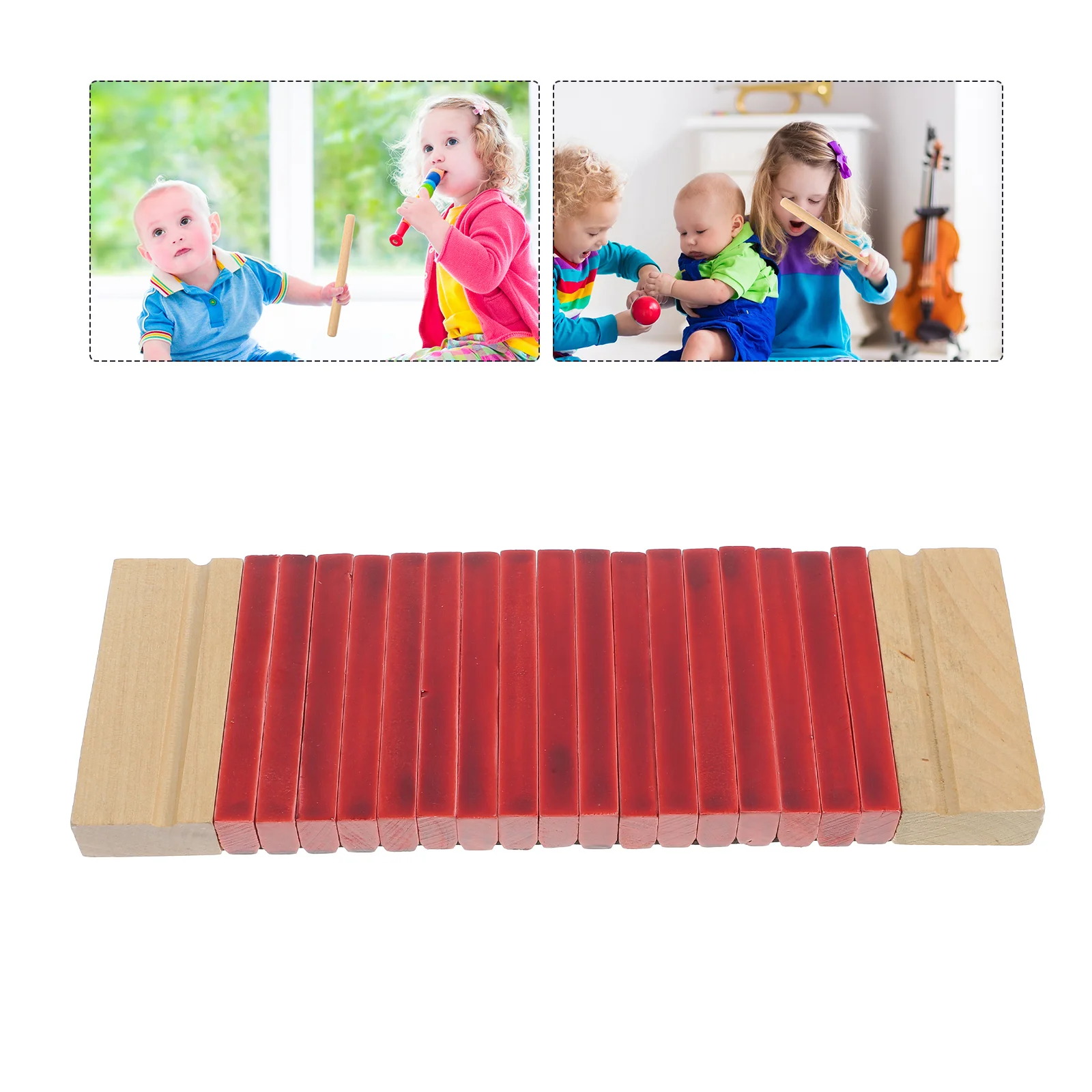 

Percussion Percussor Hand Knocking Music Toy Cognitive Xylophone Instruments for Kids Kit Wood