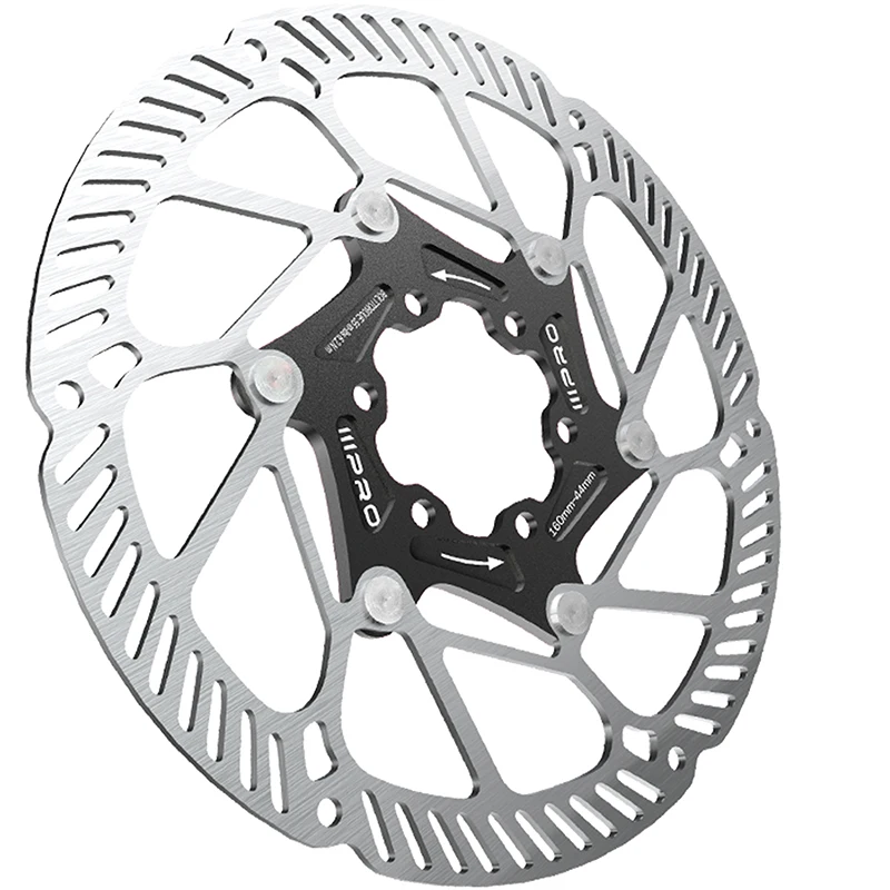 IIIPRO Fahrradbremsscheibe 140 mm 160 mm 180 mm Fahrrad-Scheibenbremsscheibe Wärmeableitung Fahrrad schwimmender Rotor Rennrad MTB-Rotoren – Detail 14