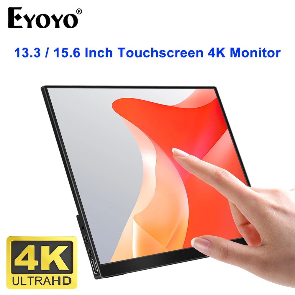 Eyoyo 15.6 Inch 4k Touchscreen Lcd Gaming Monitor 13.3 Inch Portable