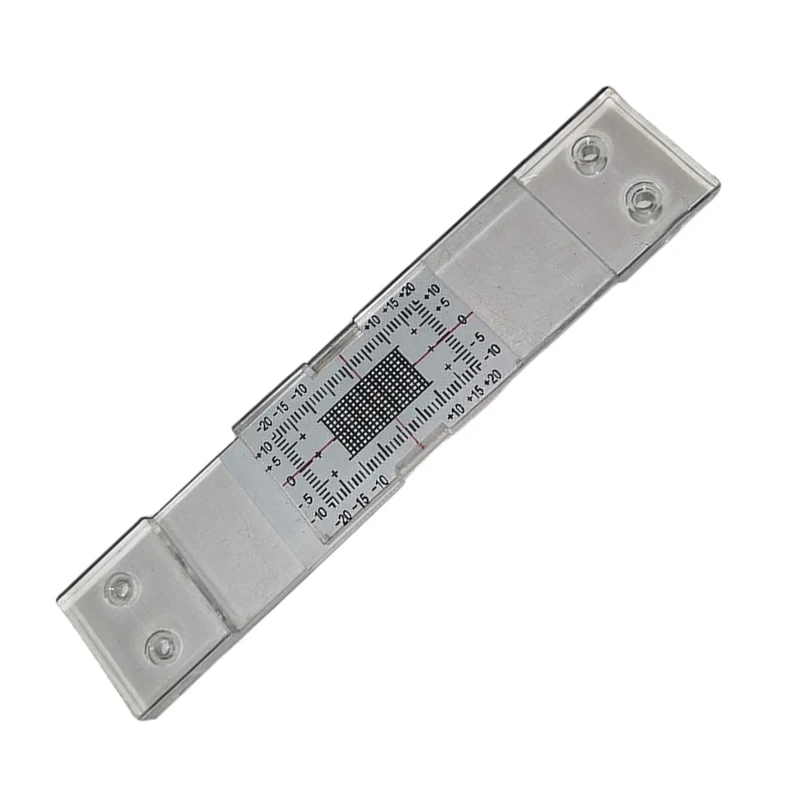 Portable Crack Measuring Instrument For Crack Monitoring Monitor Wall Cracks Plane Crack Contrast Meter With Clear Scale high precision laser engraving woodworking ruler multifunctional aluminum alloy measuring ruler scale is clear