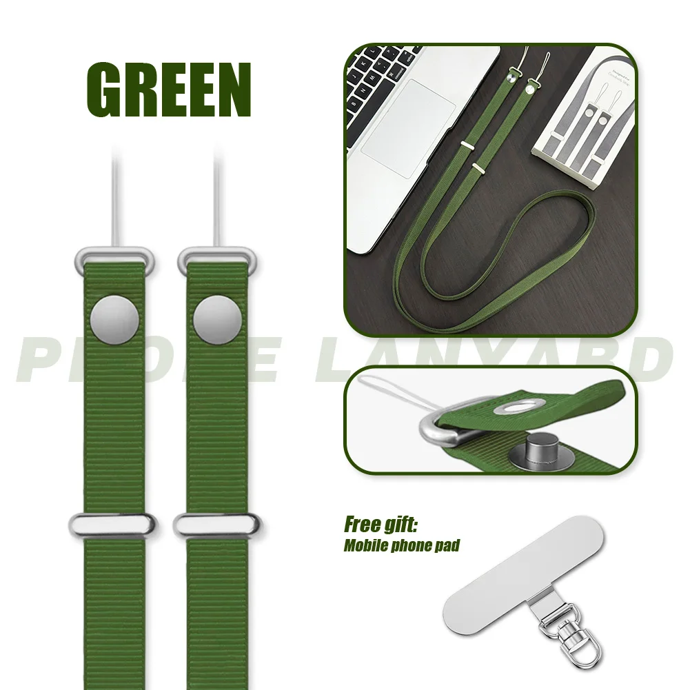 Crossbody Phone Lanyard Necklace Strap - Anti-drop Portable Shockproof Accessory