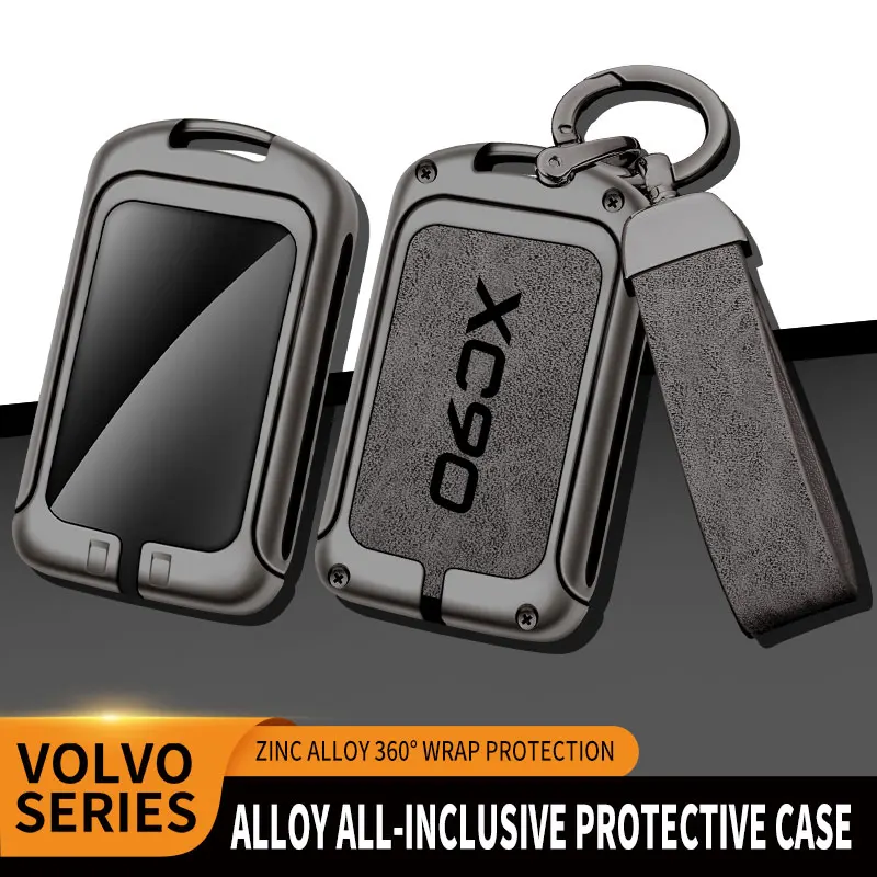 Guscio Portachiavi Per Auto In Lega Di Zinco Per Volvo Xc90 Protezione Per Telecomando Per Volvo Xc90 Custodia Per Chiavi Dedicata Accessori Per Auto