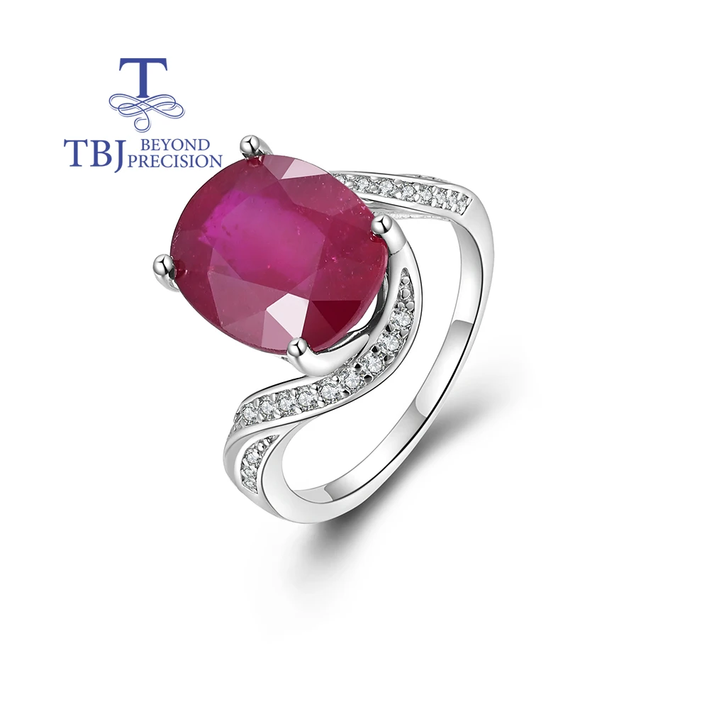

Luxury Natural Diffusion Glass Ruby Ring 925 Sterling Silver elegant fashion women wedding & Banquet & anniversary gift