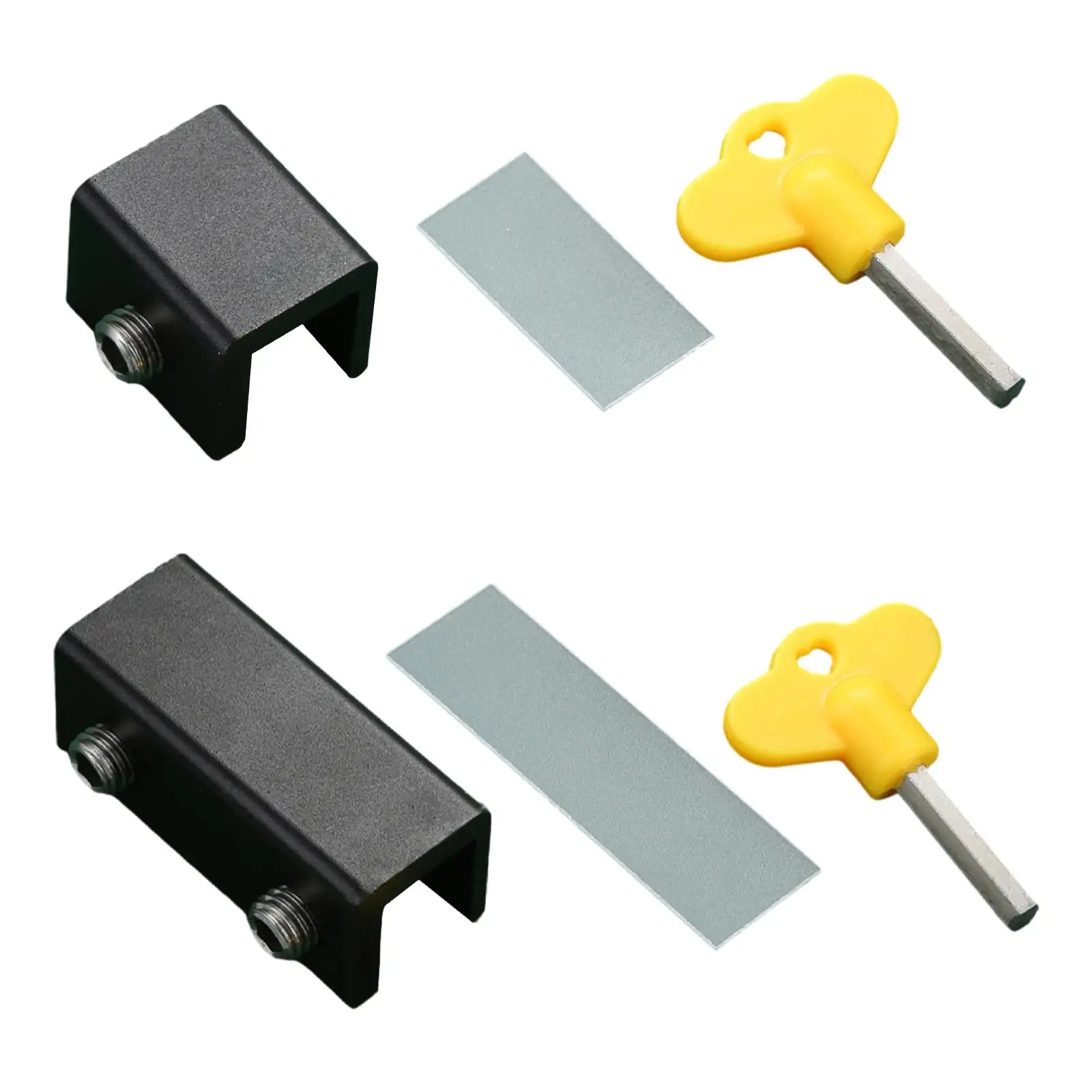 

Window Safety Lock Sliding Stopper Kids Childproof No Drill Needed Hardware Durable Theftproof Window Restrictor Door Frame Lock