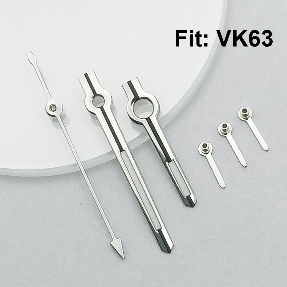 13.5mm C3 Luminous Hands Watch Accessories Pointer for VK-63 Movement
