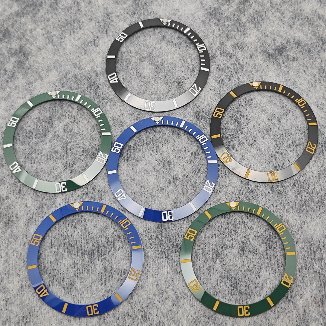 Luminous Ceramic Watch Bezel Insert - Classic 30.5-38mm Design
