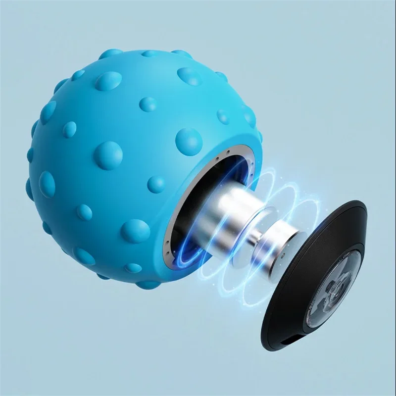High-Intensity 5-Speed Vibrating Massage Ball for Muscle Relief and Yoga Fitness