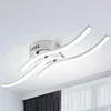 ‌ Lustre LED à 3 bras 21W 5500K avec design ondulé, plafonnier moderne pour salon, chambre à coucher, cuisine, couloir 4