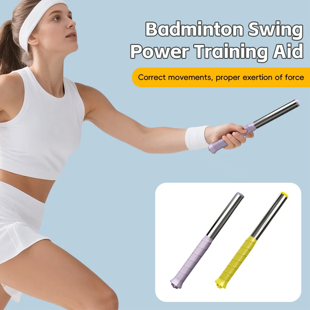 Badminton-Schwungtrainer Kraftgenerator Bewegungskorrektor Schläger-Trainingshilfe Anfänger Professionelles Übungswerkzeug Ausrüstung Zubehör – Detail 1