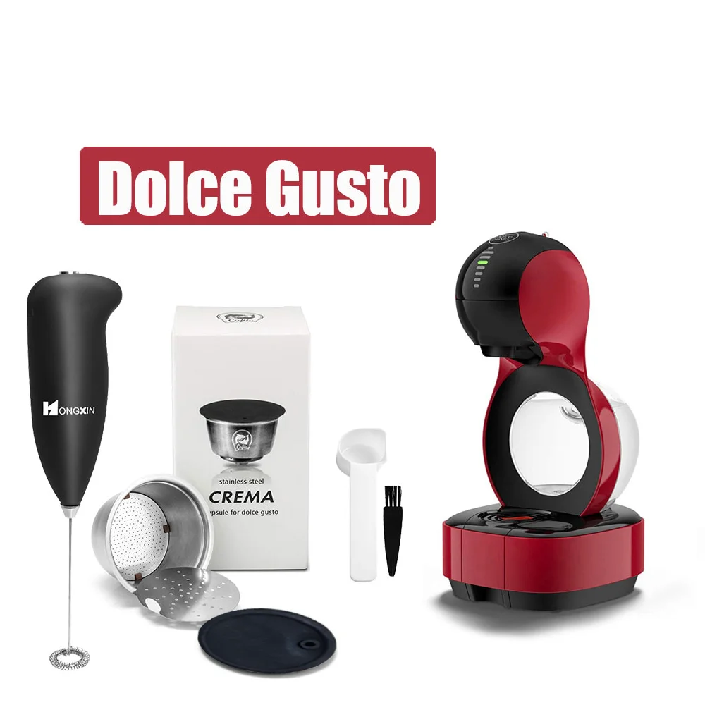 Filtri Per Caffè A Capsula Rusable In Acciaio Inossidabile Icafilas Dolce Gusto Lumio O Nescafe Con Capsula Dolce Gusto