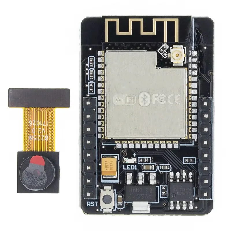 รูปสินค้า บอร์ดพัฒนา ESP32 ไวไฟ บลูทูธ Low Power Dual Core ESP32-CAM