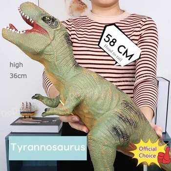 Super Big Soft Dinosaur Toys Tyrannosaurus Rex Modello Brachiosaurus Jurass Burattini Squalo Dinosauro Parco Mondi Giocattolo per Ragazzi Bambini