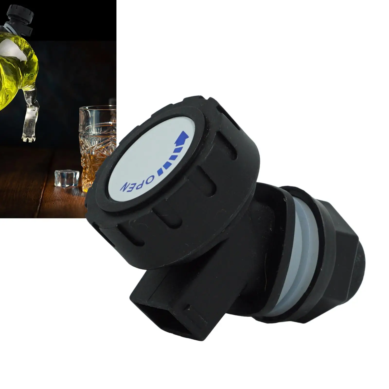 Water Faucet Tap Dustproof Water Jug Tank Knob Tap for Hiking Fishing Picnic Outdoor Storage Bucket Replacement Fitting