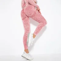 Women's High Waisted Tight Fitting High Stretch Sports Pants, Gym Yoga Pants, Running Exercise Fast Drying Women's Yoga Leggings 2