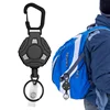 Heavy Duty Retractable Keychain Retractable Buckle Key Anti-Theft Badge Cover Automatic Retractable Anti-Theft Key Chain 1