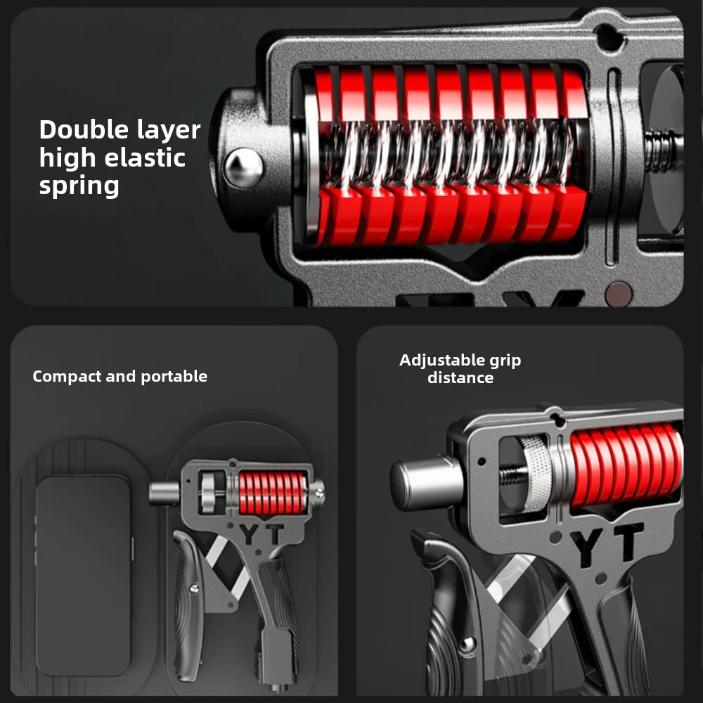 Hand Exerciser Uncountable Adjustable Grip Exerciser Unisex Portable Heavy Duty