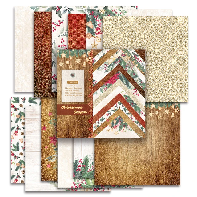 KSCRAFT 6X6 Christmas Winter Scrapbook paper Scrapbooking