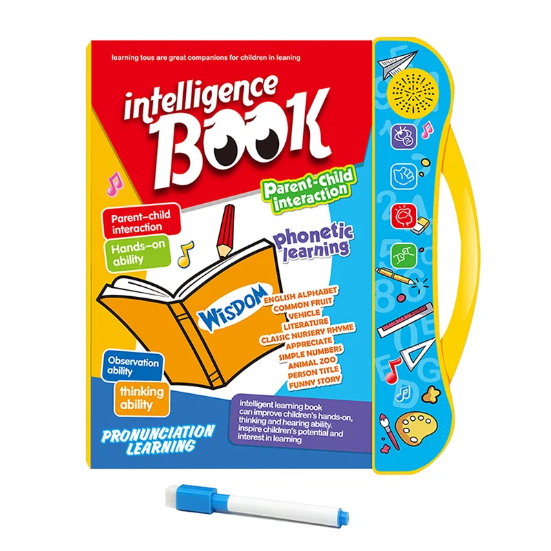 English Finger Reading Children's Voice Book Smart Learning Toys E-book Early Education Smart Scrabble Letters  Abc 5