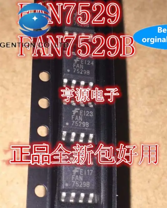 

20 шт. 100% оригинальный новый FAN7529 FAN7529B 7529B SOP-8