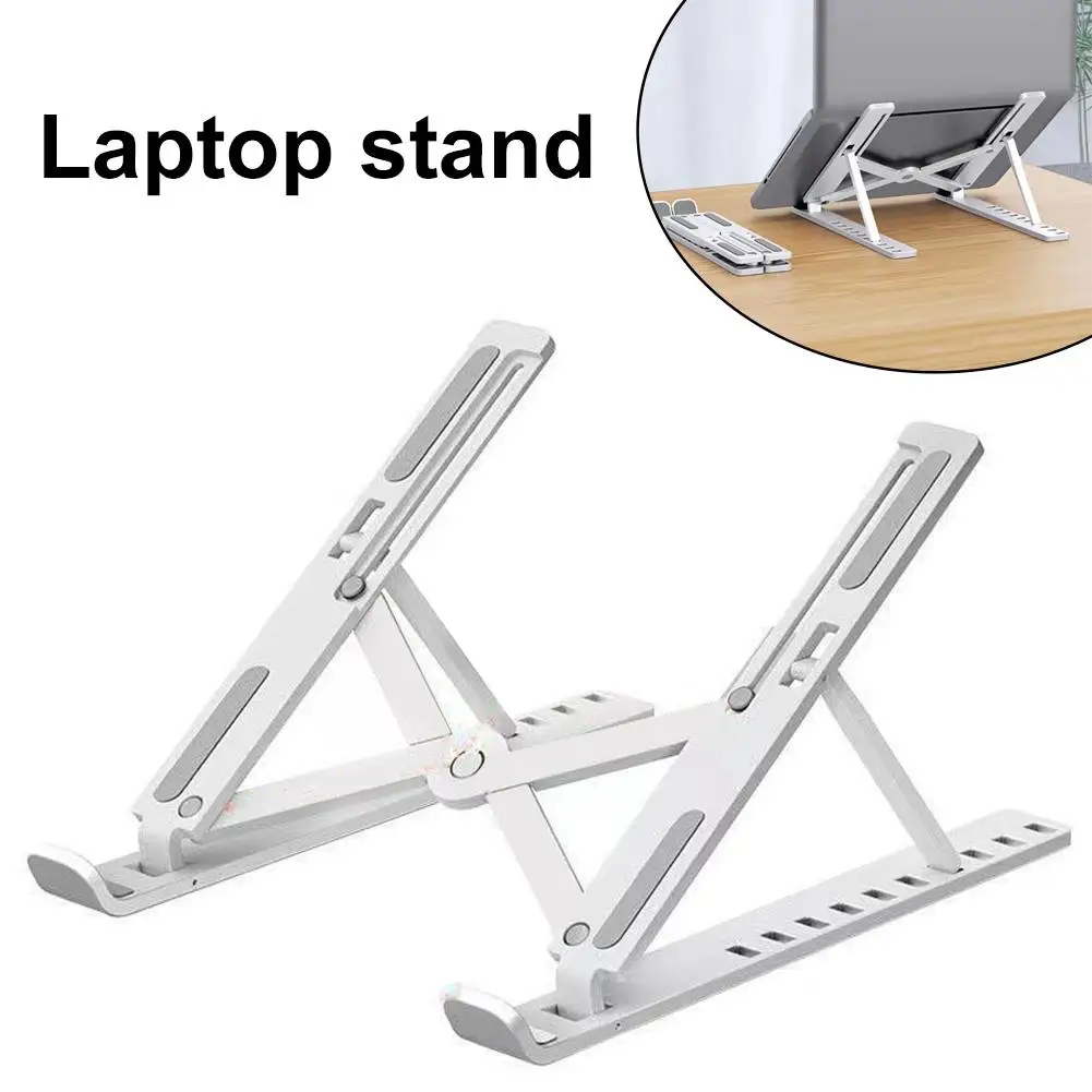Portable Laptop Stand Aluminum Notebook Support Computer Bracket For Universal Pc Holder Accessories Foldable Lap Top Base - 2