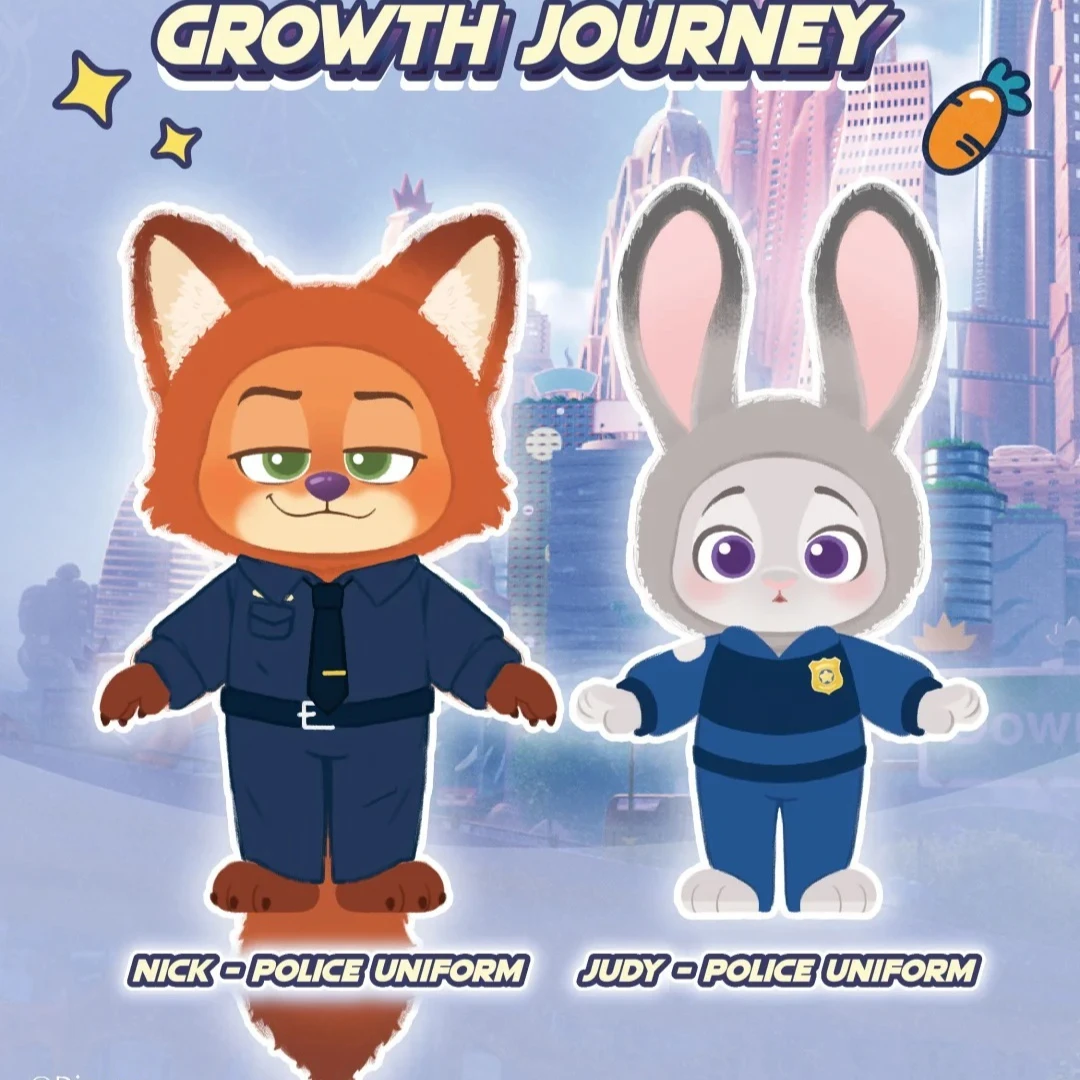 ズートピア ブラインドボックス ズートピア ニック ジュディ 成長の旅