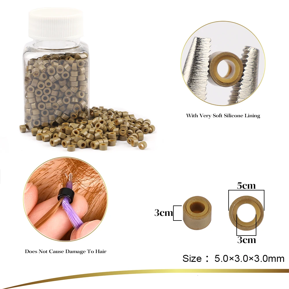 1000Pcs ũ   ͽټ  5mm    I   ͽټ ̾ Ǹ  Microlink Beads