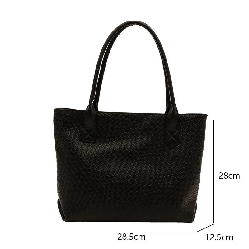 New Luxury Women's Tote Bags Large Capacity Crocodile Pattern Handbags Daily Commuting Shoulder Bag Clutch Purse Bolso Mujer