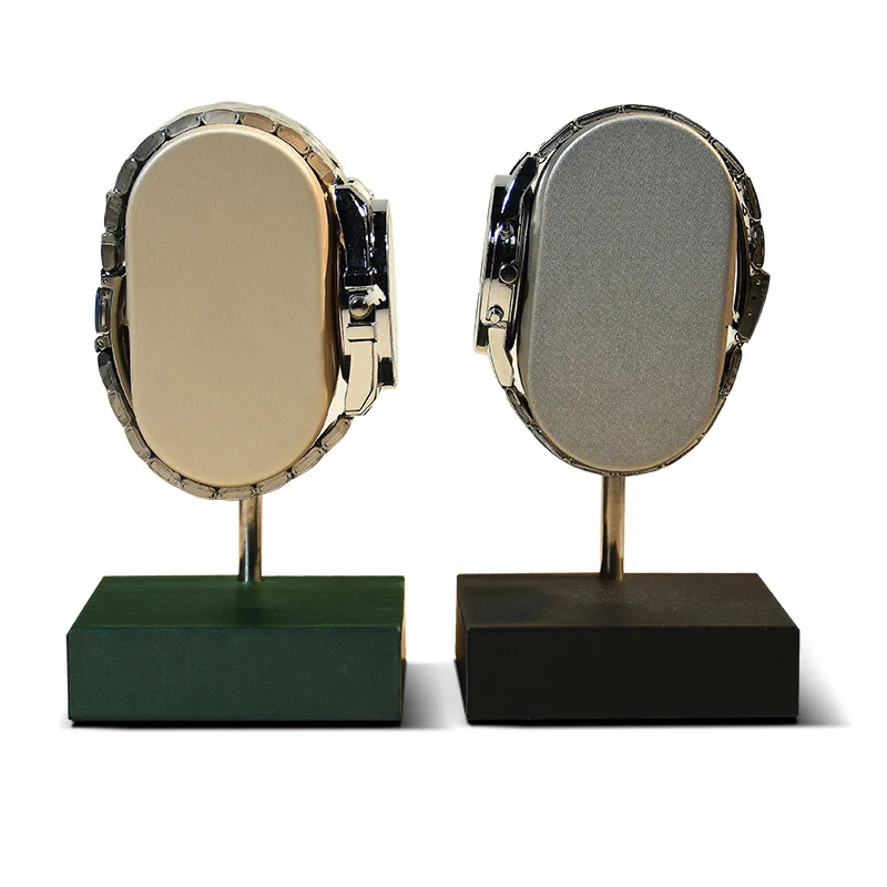 Watch Storage Commercial Display Shooting Props Show Rotating Metal Bracket Office Desk Watches Bracket Stand Customizable watch display stand