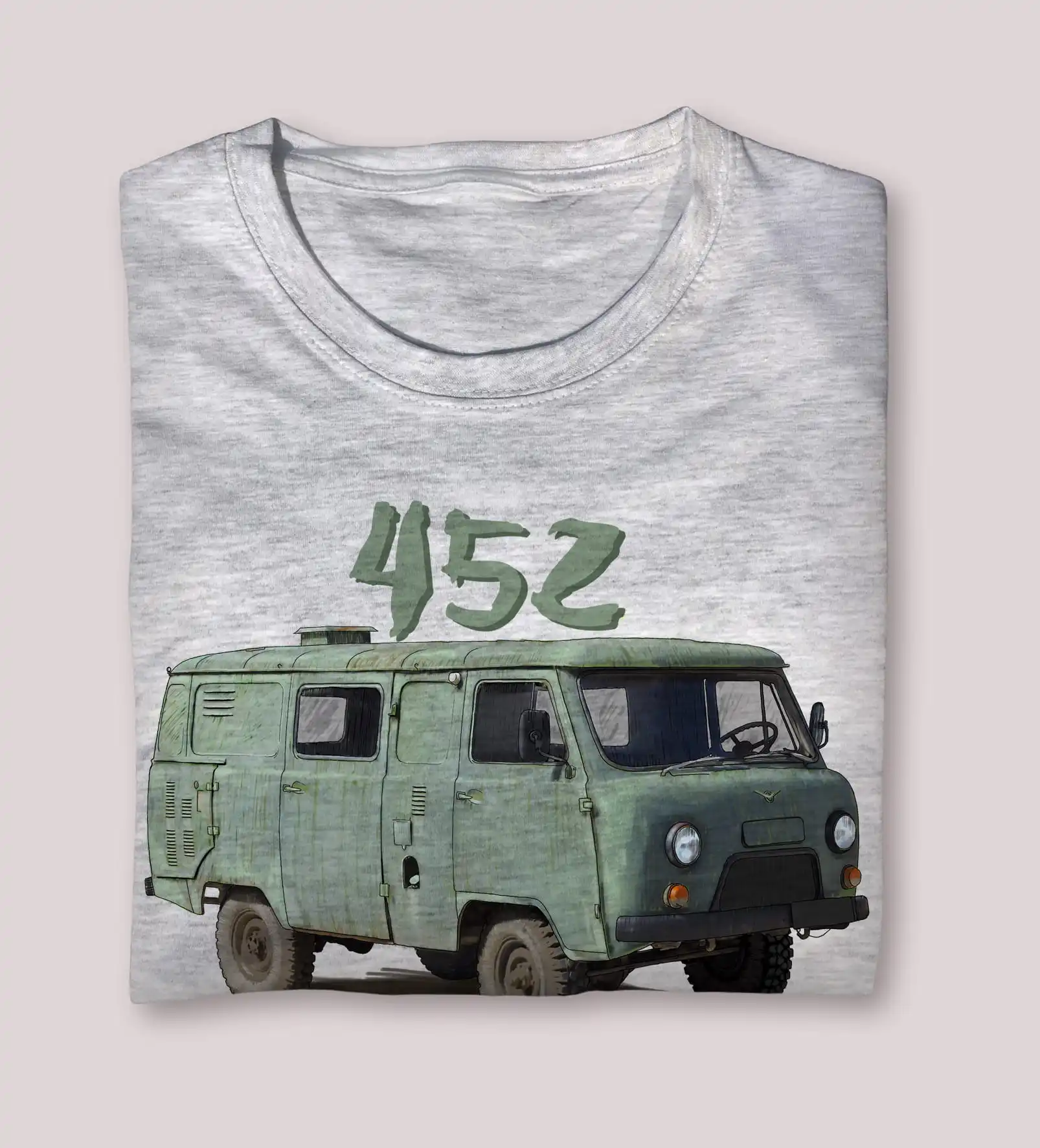 Russian UAZ-452 Buchanka Wheeled Multipurpose Vehicle T-Shirt. Summer Cotton Short Sleeve O-Neck Mens T Shirt New S-3XL 4