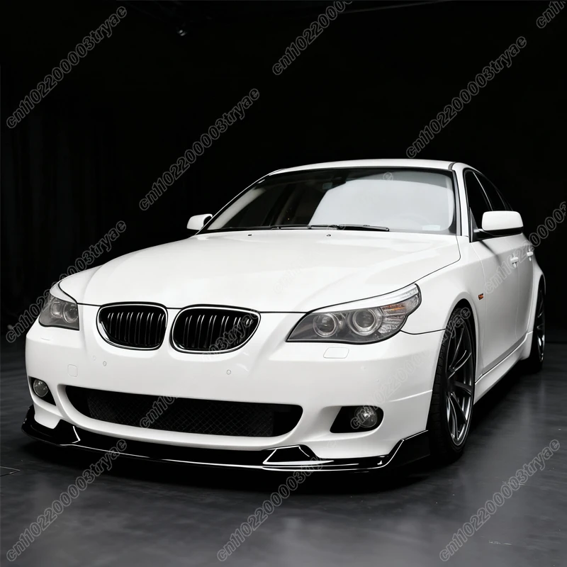 BMW 5 시리즈 E60 E61 M 스포츠 2005 2006 2007 2008 2009 2010 자동차 프론트 범퍼 하단 립 가드 스포일러 립 스플리터 바디 키트
