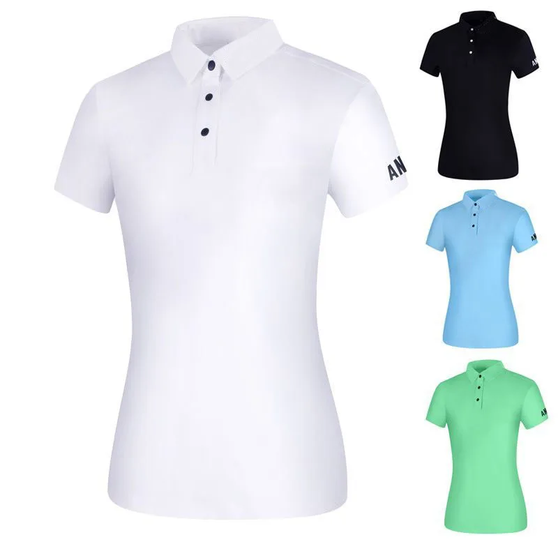 

Летняя Корейская женская футболка для гольфа, облегающая быстросохнущая ткань, Солнцезащитная одежда в виде шарика