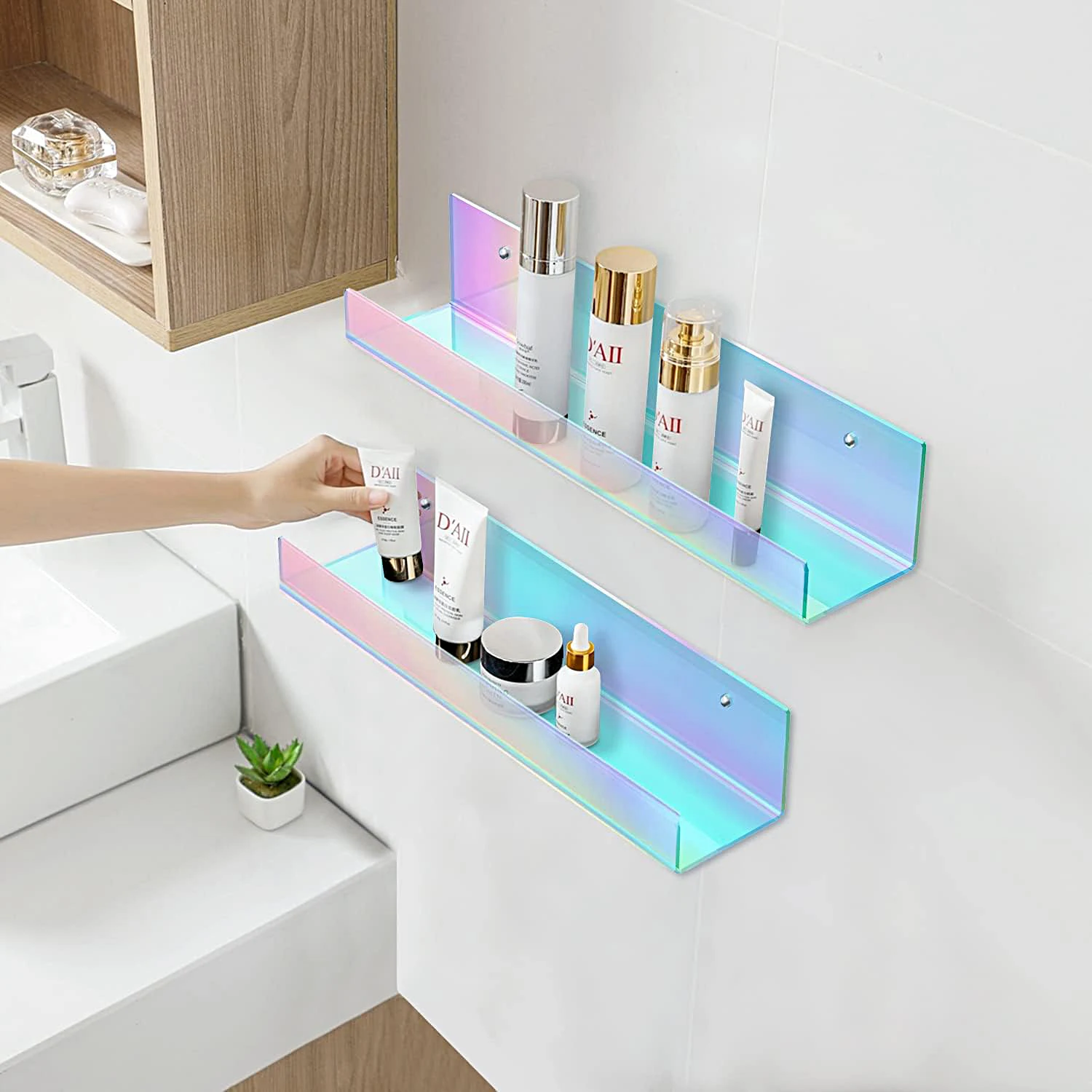 Colorful Acrylic Picture Ledge Shelf 4 | Colorful Acrylic Picture Ledge Shelf 3