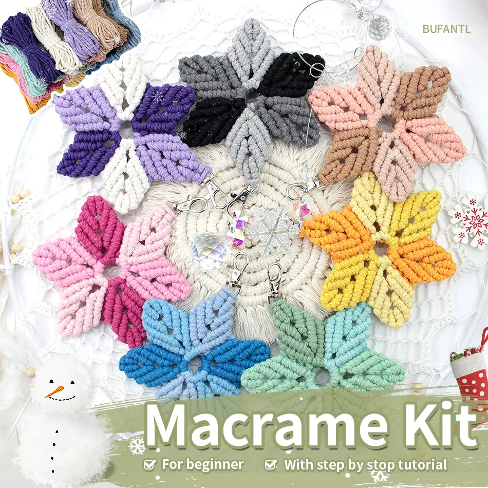 Hexagonal Star Macrame Kit 1
