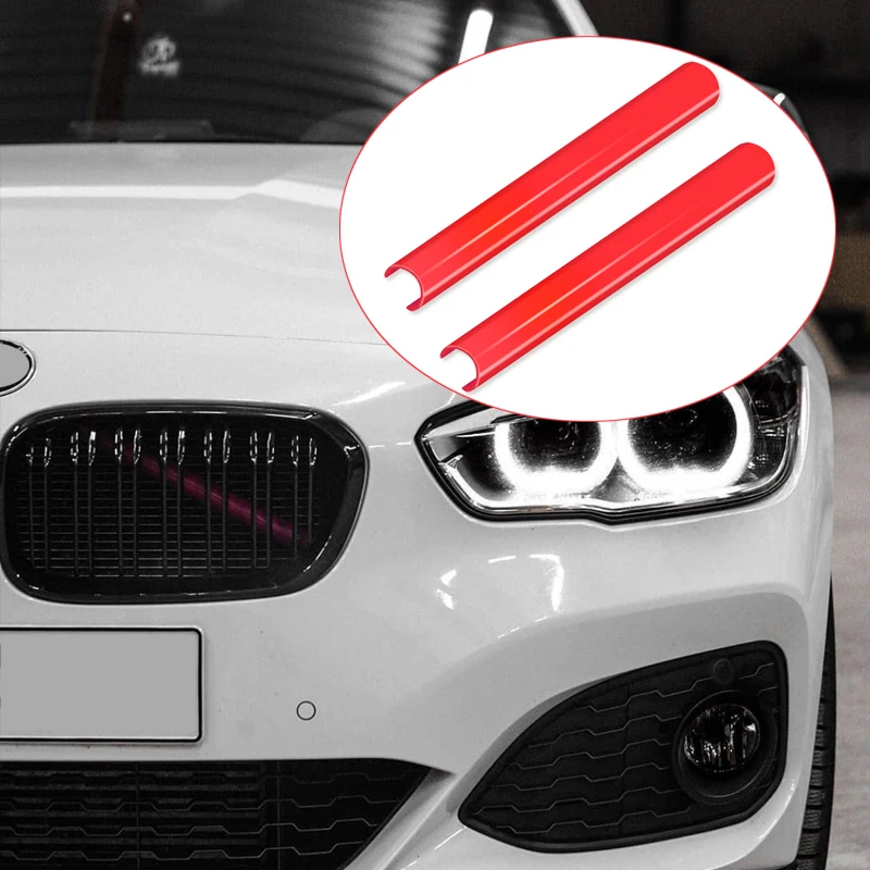 

Автомобильная полоса, наклейка, крышка рамы для Bmw E60 E61 M5 520i 525i 528i 5 серии 2002-2010, передняя решетка радиатора, отделочные полосы, автомобильный Стайлинг