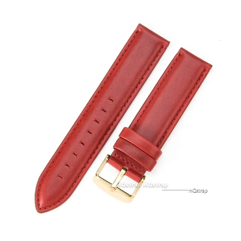 Elegant Waterproof Genuine Leather Wristband with Rose Buckle