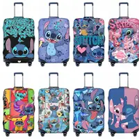 Custom Large Stitch Cartoon Suitcase Cover Holiday Elastic Luggage Supplies Travel Protector 1