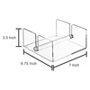 Acrylic Guest Towel Napkin Holder Clear Paper Hand Towels Storage Tray Decoratio 4