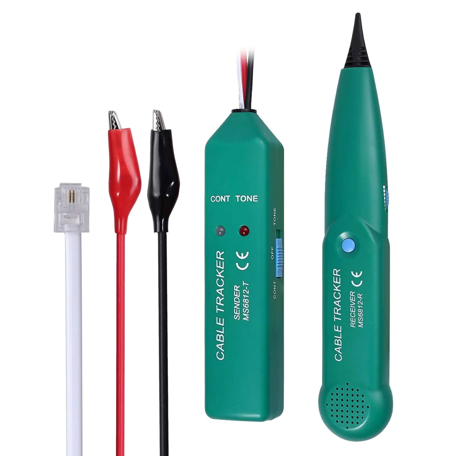 MS6812 Telephone Phone Wire Network Cable Tester Line Cable for Installing Debugging Maintaining Telephone Line 3