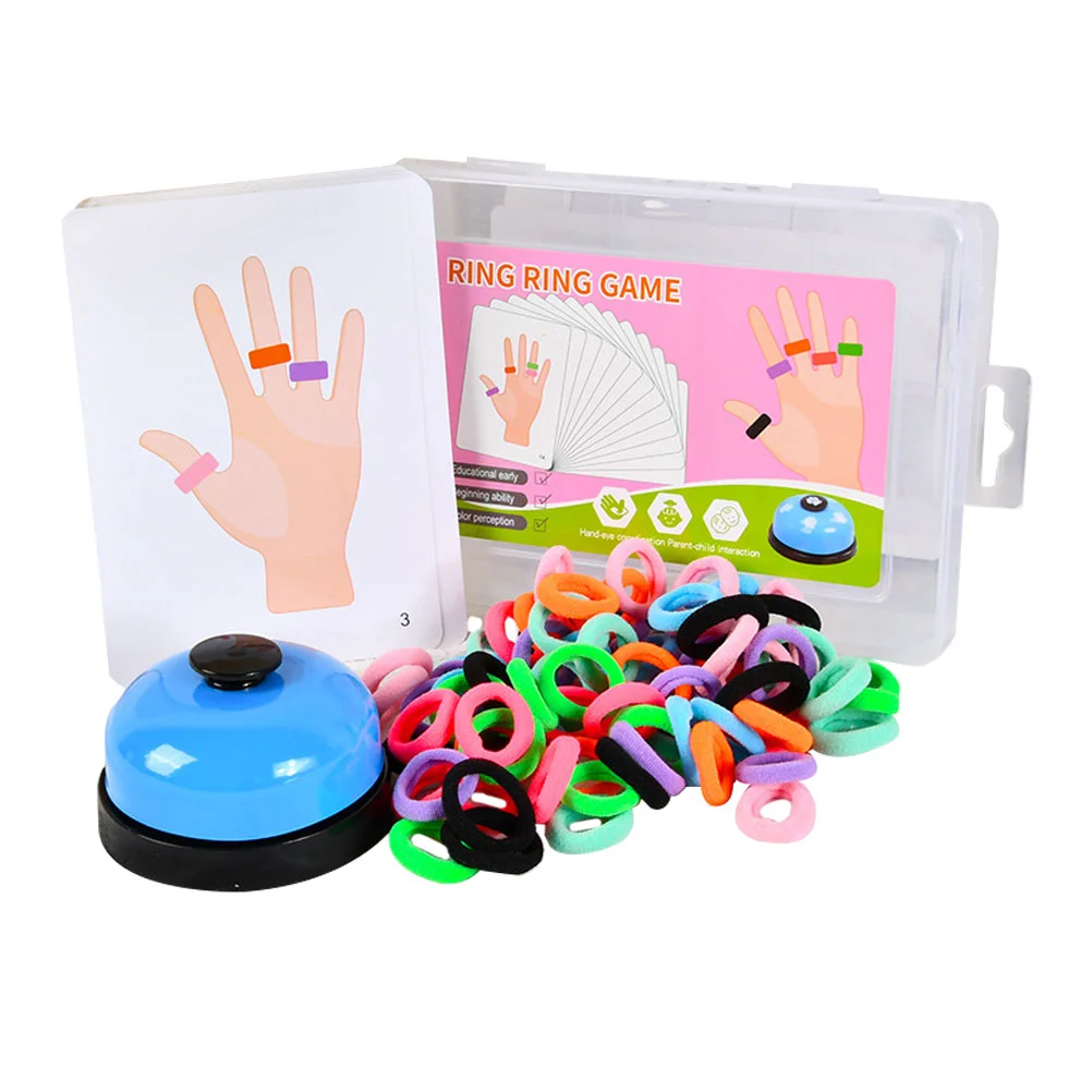

1 Set of Interesting Finger Ring Colorful Ring Toys Creative Educational Toys