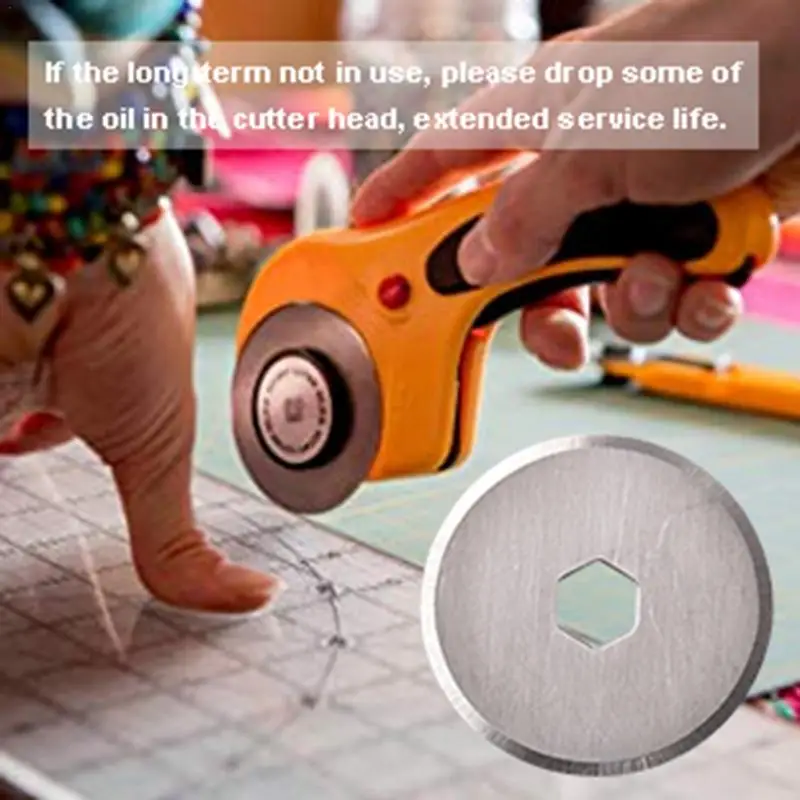 18mmRotaryCutterRefillBlades10PcssetForOLFACircleCloverFor