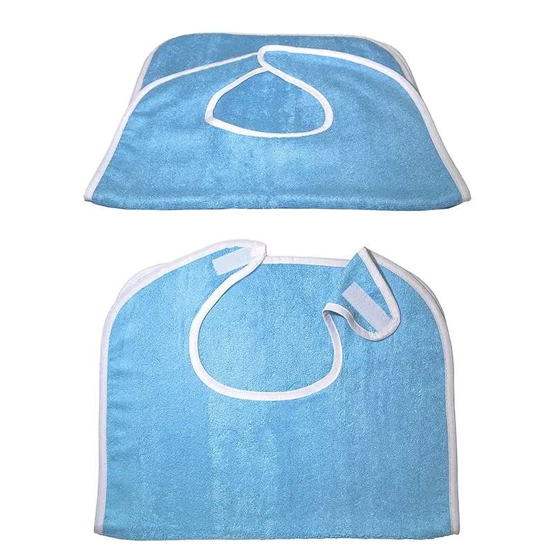 Towel Adult Kids Bib Large Absorbent Breathable The Elderly Apron Feeding Anti Dirty Drool Wipes Care Bib Hospital Clothes