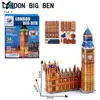 3D Jigsaw Puzzle Collection Decoration Big Ben DIY Assemble Puzzle 34 Pieces Educational Building Model Kits for Adults Children 2